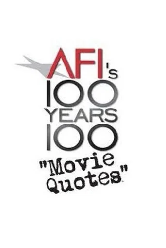 Movie poster for AFI's 100 Years... 100 Movie Quotes: America's Greatest Quips, Comebacks and Catchphrases (2005)