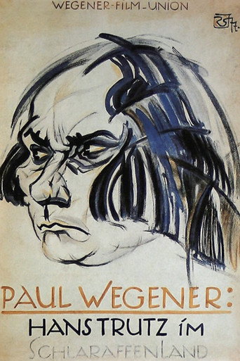 Movie poster for Hans Trutz in the Land of Milk and Honey (1917)
