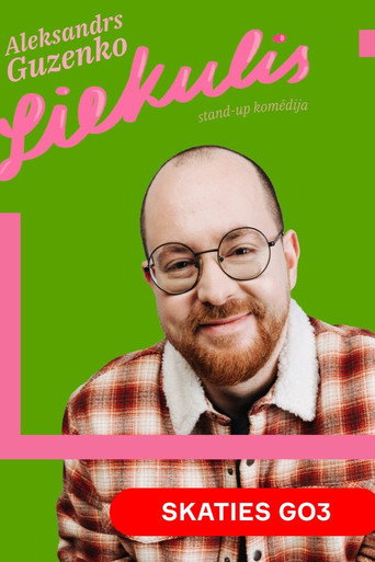 Movie poster for Liekulis. Aleksandra Guzenko stand-up izrāde (2023)