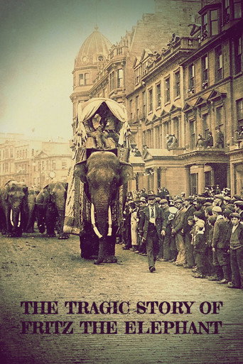 Movie poster for The Tragic Story of Fritz the Elephant (2023)
