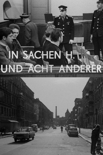 Movie poster for The Case of H. and Eight Others (1973)
