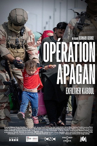 Movie poster for Opération Apagan, exfiltrer Kaboul (2024)