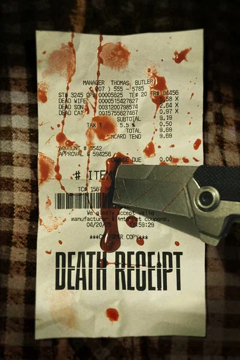 Movie poster for Death Receipt