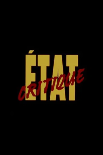 Movie poster for État critique (1992)
