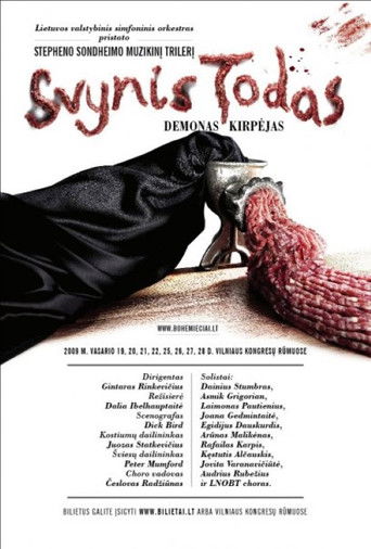 Movie poster for Sweeney Todd: the Demon Barber of Fleet Street (2009)