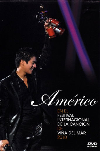 Américo at the Viña del Mar International Song Festival 2010 poster