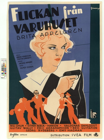 Movie poster for Flickan från varuhuset (1933)