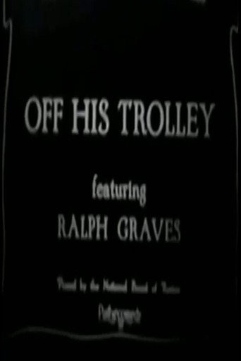 Movie poster for Off His Trolley (1924)