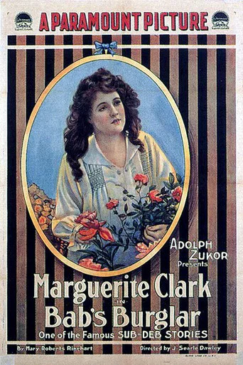 Movie poster for Bab's Burglar (1917)