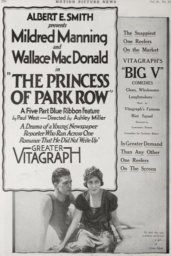 Movie poster for The Princess of Park Row (1917)
