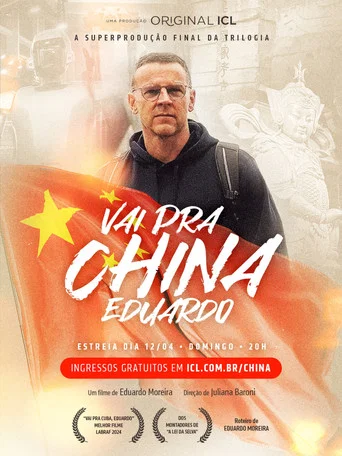 Movie poster for Vai pra China, Eduardo! (2026)
