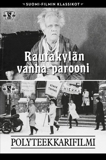 Movie poster for Rautakylän vanha parooni (1923)