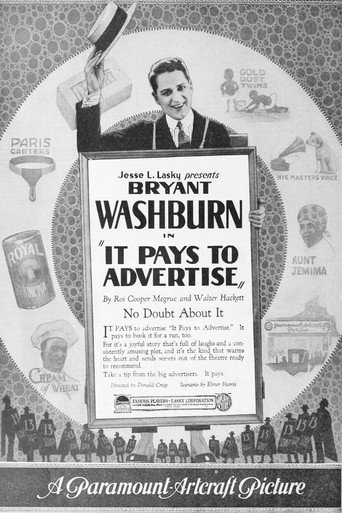 Movie poster for It Pays to Advertise (1919)