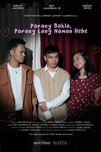 Movie poster for Kinda Gay, Just Kind Of, Hehe (2022)