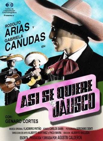 Movie poster for Así se quiere en Jalisco (1995)