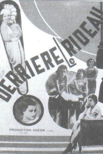 Movie poster for Behind the curtain (1937)
