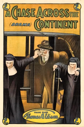 Movie poster for A Chase Across the Continent (1912)