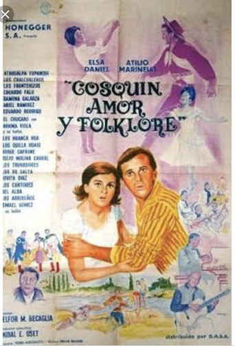Movie poster for Cosquín, amor y folklore (1965)