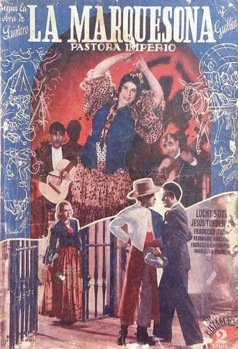 Movie poster for La marquesona (1940)