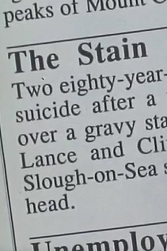 Movie poster for The Stain (1991)