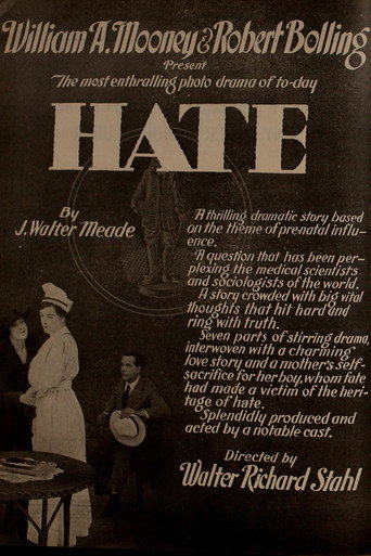 Movie poster for Hate (1917)