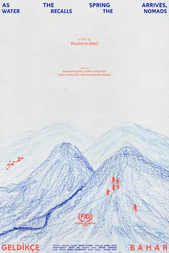 Movie poster for As the Spring Arrives, Water Recalls the Nomads (2026)