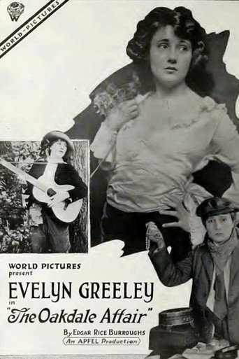 Movie poster for The Oakdale Affair (1919)
