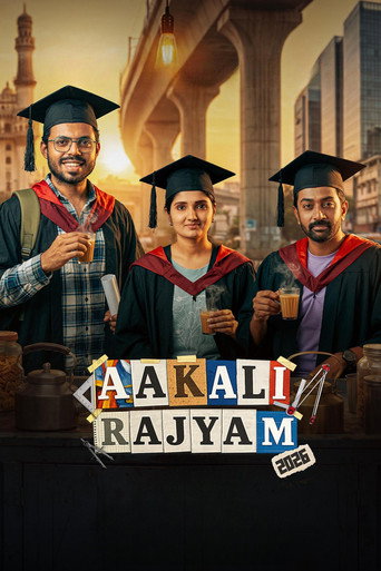 Series poster for Aakali Rajyam (2026)