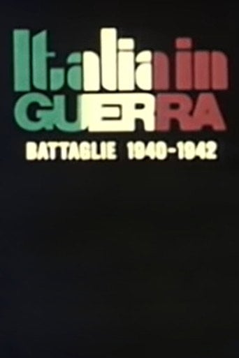 Series poster for Italy at War: 1940-1942 Battles (1983)