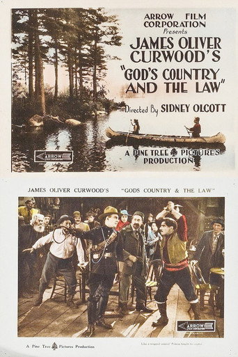 Movie poster for God's Country and the Law (1921)