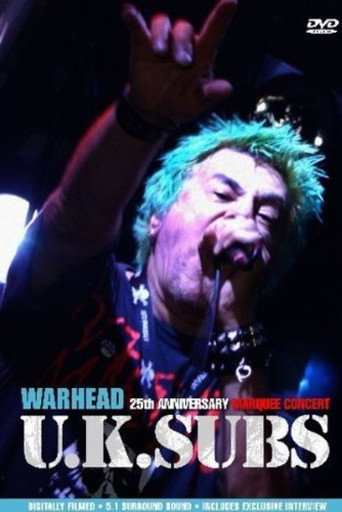 Movie poster for UK Subs: Warhead (2005)