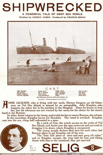 Movie poster for Shipwrecked (1911)
