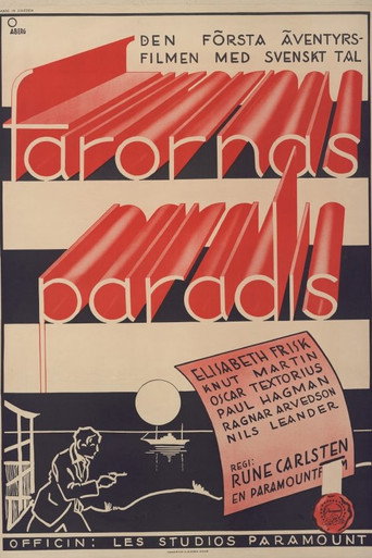 Movie poster for Farornas paradis (1931)