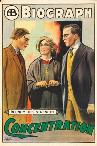 Movie poster for Concentration (1914)