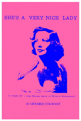 Movie poster for She's a Very Nice Lady (1982)