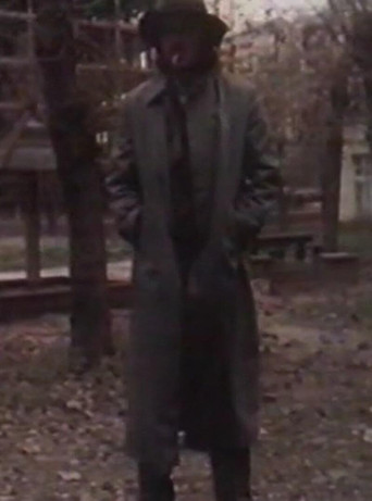 A Silhouette in the Window Across the Street poster