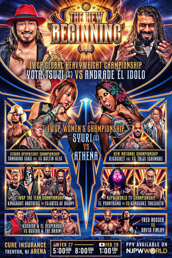 NJPW The New Beginning USA 2026 poster