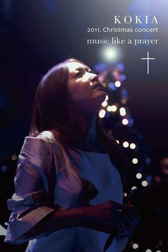 Movie poster for KOKIA 2011 Christmas concert "music like a prayer" (2012)