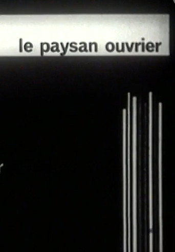 Movie poster for Le Paysan ouvrier (1964)