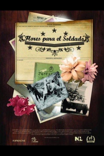 Movie poster for Flores para el soldado (2008)