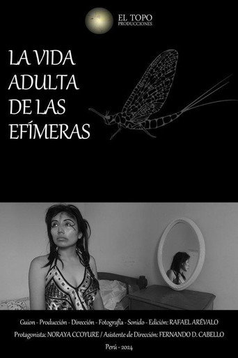 Movie poster for La vida adulta de las efímeras (2024)