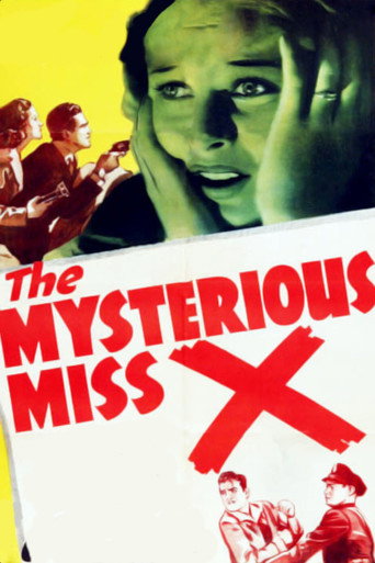 Movie poster for The Mysterious Miss X (1939)