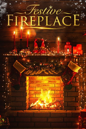 Movie poster for Festive Fireplace (2019)