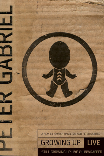 Movie poster for Peter Gabriel: Growing Up - Live & Unwrapped