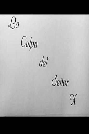 Movie poster for La Culpa del Señor X (2001)