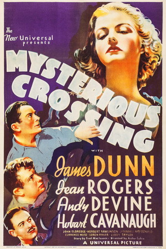 Movie poster for Mysterious Crossing (1936)