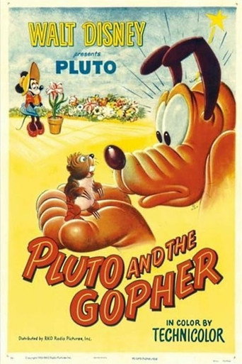 Movie poster for Pluto and the Gopher (1950)