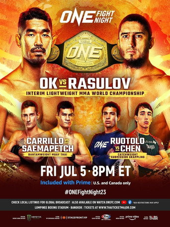 Movie poster for ONE Fight Night 23: Ok vs. Rasulov (2024)