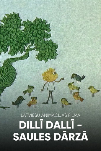 Movie poster for Dillī Dallī Saules dārzā (1976)