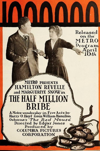 Movie poster for The Half Million Bribe (1916)